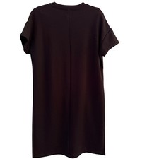 Athleta Black Short Sleeved Sweatshirt Dress Size XS