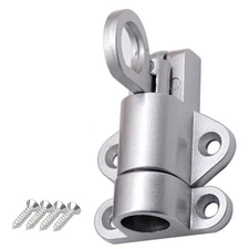 Silver Self Closing Latch Bolt Automatic Spring Loaded Door Gate Security Lock