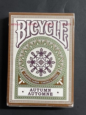 BICYCLE AUTUMN PLAYING CARDS 2016 SEALED STANDARD FACE USPCC