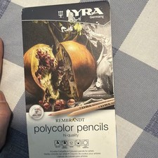 Lyra Rembrandt PolyColor Colored Pencils 12 Pack USED