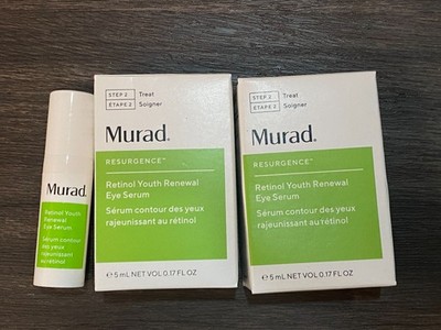 New 2 x 5ML Murad Resurgence Retinol Youth Renewal Eye Serum