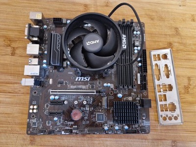 MSI B350M PRO-VDH  4x DDR4  mATX BoardSockel AM4 + Ryzen 5 1600 Six Core CPU