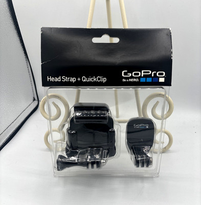 GoPro Head Strap + Quick Clip Black All GoPro Camera 