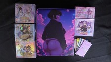 5 box Lot Goddess Story Anime Cards with Waifu binder spicy Sealed  xtra thiccc