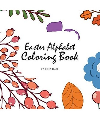 Easter Alphabet Coloring Book for Children 