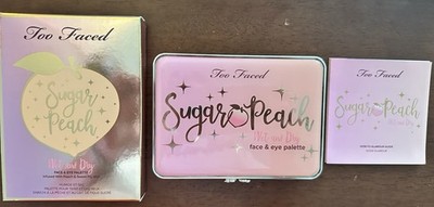 Too Faced Sugar Peach Wet & Dry Face & Eye Palette - Brand New