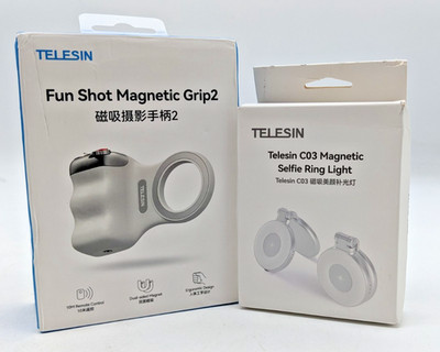 TELESIN SELFIE RING LIGHT AND FUN SHOT MAGNETIC GRIP2 DUO