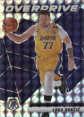 2024-25 Panini Mosaic Blue Sparkle Thunder Road Luka Doncic /125 