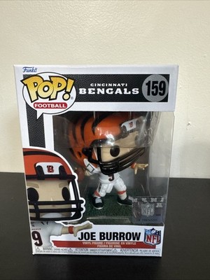 Funko Pop! Football: Cincinnati Bengals Joe Burrow #159 Away Jersey Figure