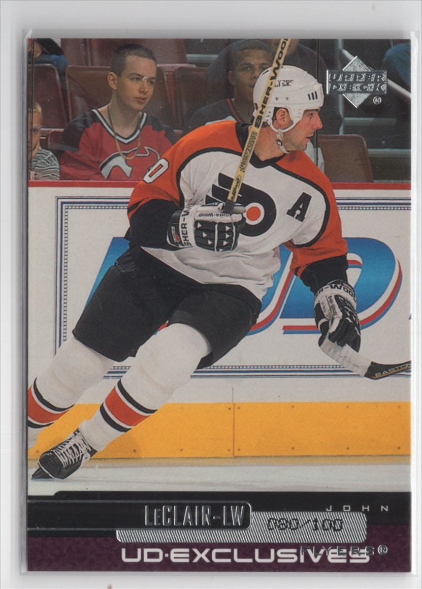 1999-00 Upper Deck EXCLUSIVES JOHN LECLAIR /100 #269