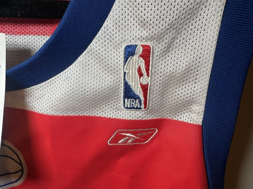 锐步迈克尔·乔丹华盛顿子弹硬木经典球衣男式大号全新带标签 — 第 4/4 张图片