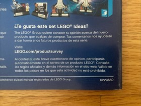 Manual and Box - Women of NASA LEGO Ideas (21312) USED