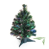 Artplants KüNstlicher Tannenbaum Moskau Mit GlasfasersträNgen, 45Cm, Ø 25Cm