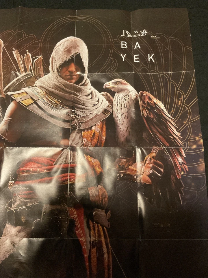 Плакат/ящик с добычей видеоигры 22x28 дюймов Assassin's Creed Origins Ba Yek - Изображение 3 из 4