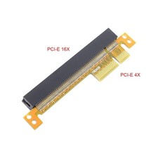CY PCI-E Express 4X to 16x Riser Card Extender Converter Male to Female Adapter