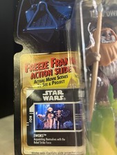 1997 Star Wars EWOKS-WICKET & LOGRAY Power of the Force Freeze Frame Figure