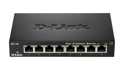 D-LINK DES-108/E Desktop Switch 8