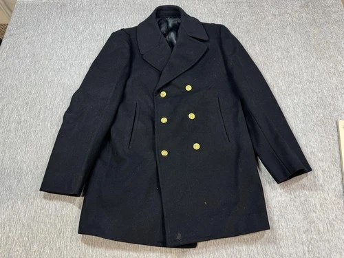 Vintage Jacob Reeds Sons United States Coast Guard Academy Pea Coat Uniform video thumbnail