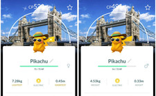 Pok mon - Shiny Pikachu Summer Hat Road Trip 2025 London City Background - PTC