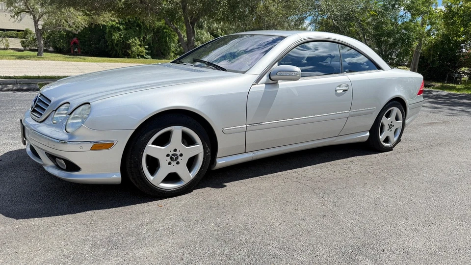 2005 MERCEDES BENZ C215 CL500 AMG Automatik 48000 gelaufen SILBER/SCHWARZ - Bild 2 von 4