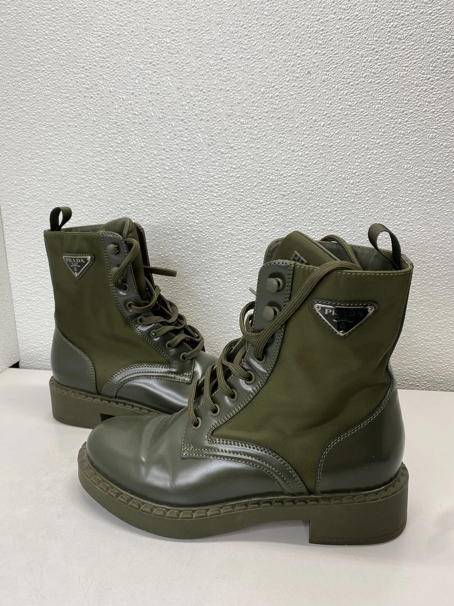 ♡PRADA 長靴 オリーブグリーン 37 PRADA Green Boots for Women for sale | eBay