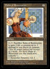 BALM OF RESTORATION RARE FALLEN EMPIRES MAGIC: THE GATHERING