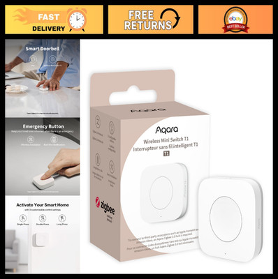 Zigbee 3.0 Wireless Mini Switch T1 - Smart Home 3-Way Control Button, IFTTT Comp