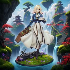 H27CM Violet Evergarden GK Statue Figure Anim...