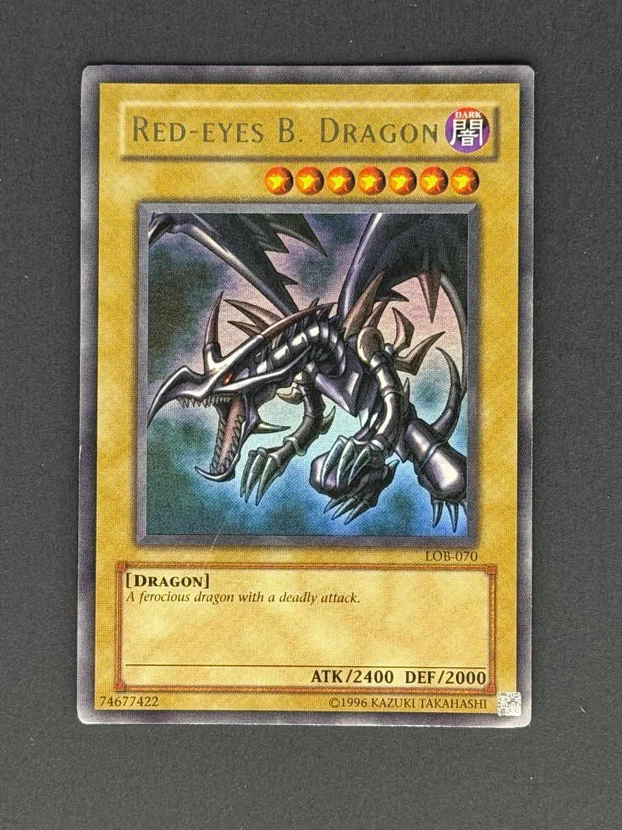 ★PSA９ RED-EYES B. DRAGON /真紅眼の黒竜　LOB-070 Red-Eyes B. Dragon LOB-070 The Legend of Blue Eyes White Dragon