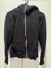 Lululemon Women s Scuba Full Zip Hoodie Size 8 Black Gold Retail 138 2025-26