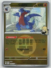 Pokemon Cynthia's Gabite (Energy Symbol Pattern) 110/217 ASC Reverse Holo NM