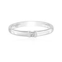 Cavill Ring 0,054Ct Diamant Princess Cut 925 Sterling Silber Damen- Echtschmuck
