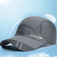 Mens Women Mesh Breathable Baseball Sports Cap Sun Protection Trucker Sun Hat
