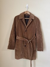 Drake’s London Corduroy Belted Coat Brown 46