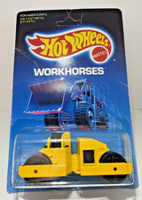 Hot Wheels Workhorses Road Roller Unpunched #3853 1988