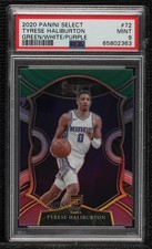 2020 Select Concourse Green White Purple Prizm Tyrese Haliburton PSA 9 MINT 2l4