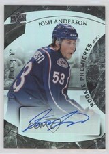 2015 Trilogy Rookie Premieres Black Rainbow Foil /95 Josh Anderson #155 Auto g3b