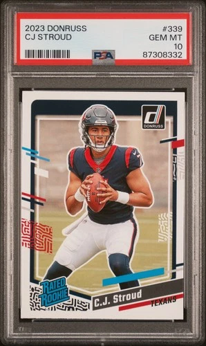 2023 PANINI DONRUSS #339 CJ STROUD PSA 10