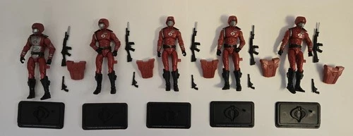 2008 GI JOE 25TH ANNIVERSARY TOYRUS CRIMSON GUARD COMPLETE SET