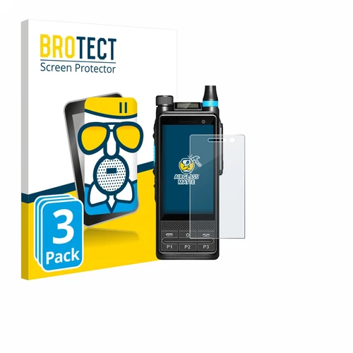 3x Matte Glass Screen Protector for Hytera PTC680 Anti-Glare Protection