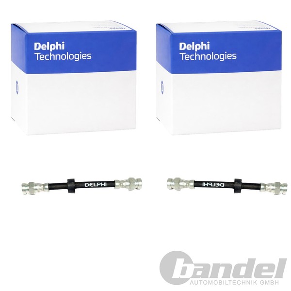 2X Delphi Bremsschlauch 143Mm Hinten Innen Passend FüR Seat Cordoba Ibiza VW POL-image