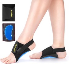 Arch Support Inserts for Plantar Fasciitis Relief, Upgrade Unisex Adjustable