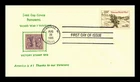 DR JIM STAMPS US COVER WORLD WAR I VETERANS FDC ALEXANDER HANDCRAFTED