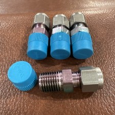 4 Swagelok 1/4 Tube X 1/4 Male Pipe Stainless Steel Tube Fitting SS-400-1-4JA