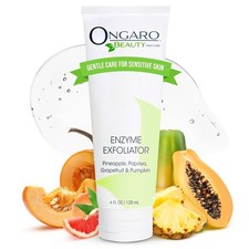 Organic Face Scrub Natural Exfoliating Face Wash & Enzyme Peel for Sensitive