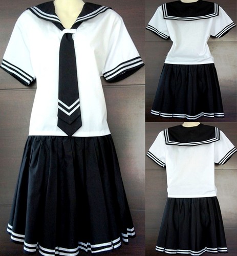 Schulmädchen-Uniform Japan/China/Cosplay Sailor-Moon-Kostüm Karneval Gr.XS/S/M/L - Picture 2 of 2