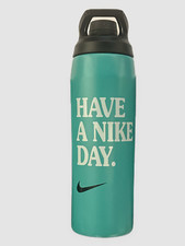 Nike SS Hypercharge CHUG Top 24oz Stainless Steel Water Bottle  TEAL NEW