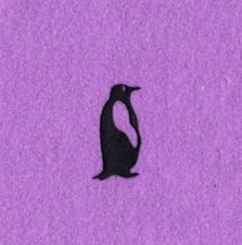 PENGUIN  4 die cuts scrapbook cards