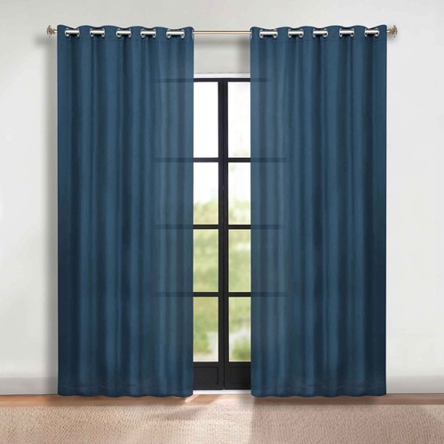 Solid 70" Wide Machine Washable Room Darkening Blackout Curtains, Set of 2 - Picture 123 of 288