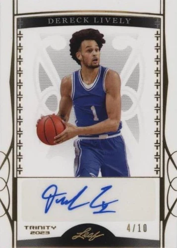 2022-23 Leaf Trinity - Dereck Lively #BA-DL1